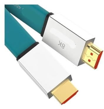 Câble HDMI compatible TV 2.1 Ultra HD (UHD) 8K à 120 Hz 48 Gbit/s for PS5 et PS4. audio/vidéo mâle-mâle for connexion de données(6 m)