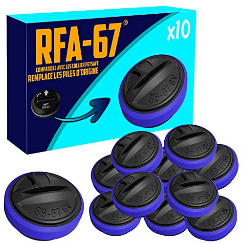 10 Batterien SB-67, Kompatibel mit PETSAFE RFA-67, 6 V, Lithium