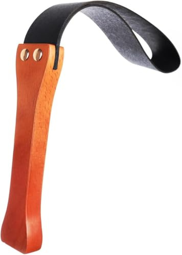 Handmade Leather Horse Whip | 19 Riding Crop with Wooden Handle | English Equestrian Training Bat