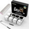Stainless Steel Metal Ice Cubes Reusable Christmas Gifts - Metal Stones Ice Cube for Drinks, High Cooling Technology, for Beverage, Fathers Day Dad Gifts for Men Husband - 8 Pcs