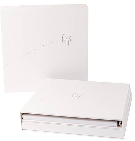 Kokonote Grupo Erik Scrapbook, Papier, Weiss, 31 x 31 x 7,5