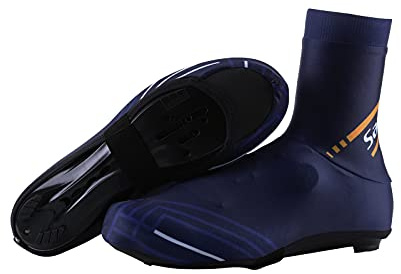 Santic Surchaussures Velo Homme Overshoes Cyclisme Couvre Chaussures Cyclisme Homme Bleu M