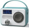 DAB Radio Portable, Bluetooth Speaker, DAB Plus/DAB Radio, FM Radio, Mains Powered or Battery Powered, Portable Bluetooth Speaker, USB Charging for 10 Hours Playback
