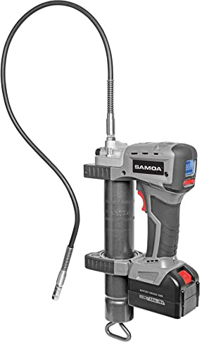 SAMOA AFP-S 400 160510 - Pistola engrasadora con batería (20 V, 4000 mAh, 1 batería de iones de litio)