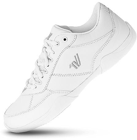 Varsity Spirit C3 Cheer Shoes for Women - Lightweight and Durable White Cheer Shoes for Cheerleaders and Athletes, White, 5.5 UK