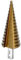 QWORK® Punta a gradino al cobalto M35 HSS 4-32 mm, punta conica robusta per acciaio inossidabile/ferro/alluminio/plastica/legno - gambo triangolare da 10 mm