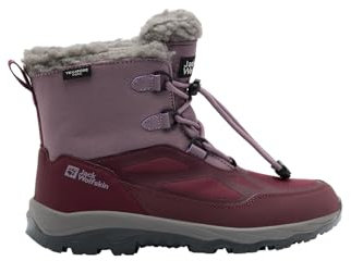 Jack Wolfskin Unisex barn Vojo Shell Xt Texapore Mid K vinterstövlar, Wild Blossom, 28 EU
