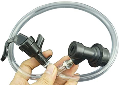 JKELPV Produzione di Birra Linea di Birra da 50 cm con Rubinetto per Rubinetto da Picnic e disconnessione con Blocco a Sfera per Fusto barile da Birra