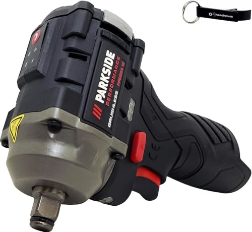 HEADNMORE erbjudande för PARKSIDE PERFORMANCE® 12 V batteridriven slagskruvdragare PPDSSA 12-Li – ½″ fyrkantsfäste, 350 Nm lossningsmoment, utan batteri och laddare inkl. HEADNMORE nyckelring