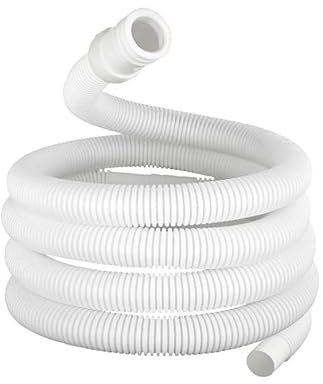 Tvättmaskinslang, tvättmaskinsavloppsrör Ex 1 m – 5 mm x 16 mm vitt dräneringsslangsrör för luftkonditionering eller tvätt maskinering av inloppsrör VVS-slangar (10 fot)