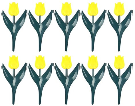 Cercado para Parterres,10 Piezas de Valla para Paisajismo | Suministros De Jardinería para Cementerio Patio Trasero Jardín Delantero Parques Infantiles