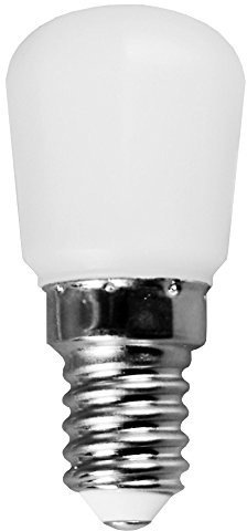 NCC-Licht 1 x LED Leuchtmittel T26 Röhre Kühlschrank 2W = 16W E14 matt 180lm 2700K warmweiß