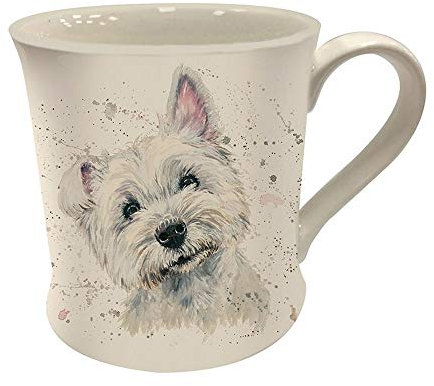Bree Merryn Tasse en porcelaine fine avec motif de Fergal le westie