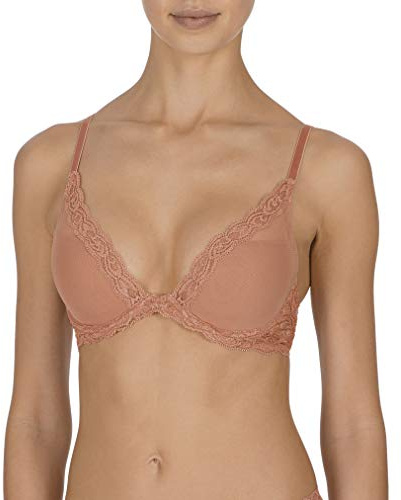 Natori Women's Feathers Contour Plunge Bra (Frose, 34B)