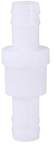 Rückschlagventil, 12mm Inline Kunststoff Rückschlagventil Einweg-Rückschlagventil für Wasser, Kraftstoff, Gas, Flüssigluft