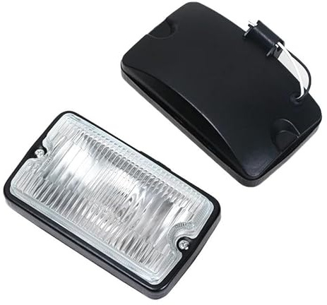 YSQOJF Feu Antibrouillard LED Phare antibrouillard avant, feu de jour, projecteur longue portée pour Peugeot 205 GTI CTI 106 306 Mi16 H3 - Accessoires auto Feux Diurne Auto(Clear-2pcs)