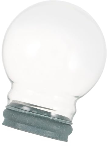 Kit de Bola de Nieve Vacía de Vidrio Transparente 3, 14 Pulgadas