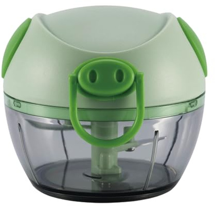 Taglierina per aglio portatile Attrezzo da cucina Tritacarne manuale Pressa rotante Frantoio Taglierina per cipolle e verdure Tritacarne manuale duraturo Choppers