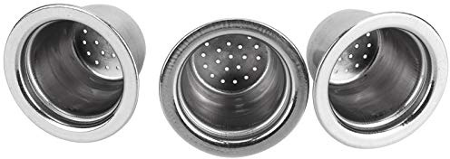 HEEPDD Kaffekapselskal Pod Påfyllningsbart Filter 3st Set Rostfritt Stål med 3 Färger Lila Röd Grön för Kompatibla Maskiner Kaffekapsel Återanvändbar Nan