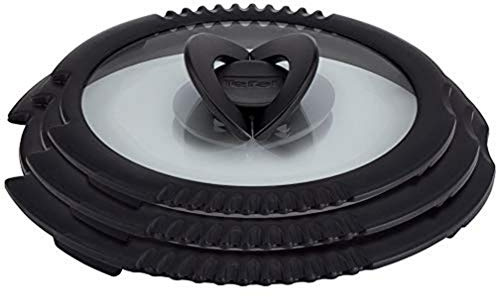 Tefal INGENIO Lot 3 Couvercles Egouttoirs 16/18/20 cm L9881002 Transparent