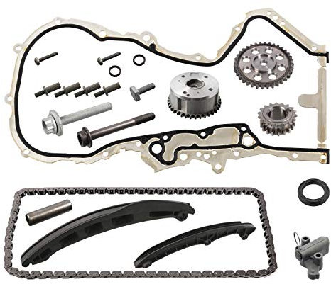 febi bilstein 107994 Steuerkettensatz für Nockenwelle, mit Gleitschienen und Kettenspanner, 1 Stück