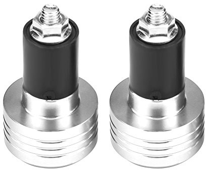 Styrändar Par 22 Mm Universal Aluminium Motorcykelhandtag Styrändar Viktbalansplugg(Flisa)