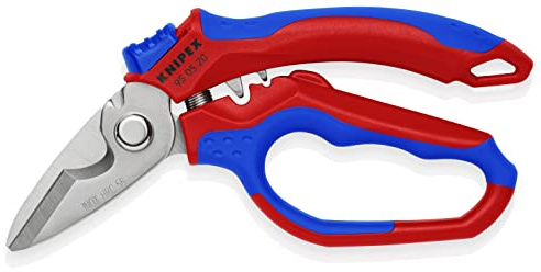 KNIPEX Tools 95 05 20 US Angled Electricians' Shears, 6-1/4