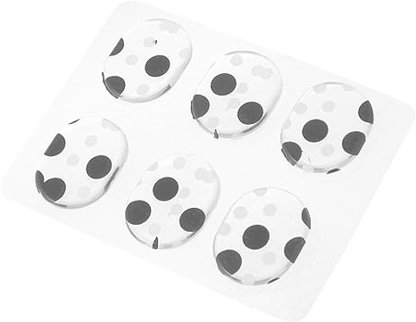 HEMOTON Silikon Drum Pad Snare Mute Matte Selbstklebende Drum Dämpfer Gel Pad 6 Stück Für Drum Sound Regulierung