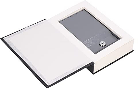 Umleitungs-Buchtresor mit Schlüsselschloss, Papiergeld-Versteck für Zuhause und Schule, Simulationsbuch mit 2 Schlüsseln für Reisen (Typ B)