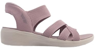 Skechers Damen Arya Sandale, Lavender, 41 EU