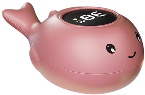 Baby Badethermometer, Digitalthermometer Für Badewanne, Thermometer Baby Mit LED-Warnleuchte Temperaturwarnfunktion, Genau Wasserthermometer Für Kinder Bad Mit Dreifarbiger Erinnerung