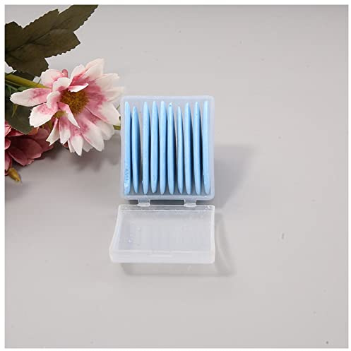 SHUOCONG 10Pcs Colorful Erasable Tailors Chalk Fabric Sewing Marker Clothing Pattern DIY Tool Needlework Accessories(Blue)