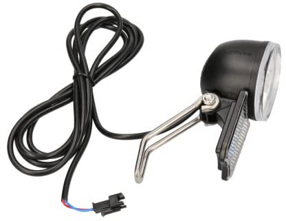 windmeile | Vorderlicht, LED Scheinwerfer, StVZo zugelassen, E-Bike, Elektro Fahrrad, Pedelec, 6V bis 48V, SM-2A-Stecker