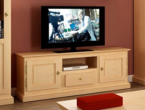 casamia TV Lowboard Fernsehschrank TV Schrank Grande Pinie massiv karamell