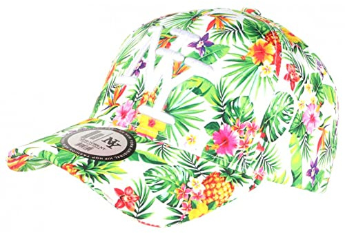 Hip Hop Honour Barnkeps grön tropisk gul blomma baseball ny phuket från 7 till 12 år - storlek: en storlek - färg: Grön - pojke, Färg: grön, One Size