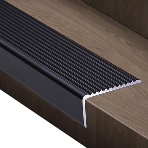 Nez De Marche Escalier, Nez De Marche Profilé D'escalier, Largeur 30 50 70 100mm, Baguette Angle Aluminium Barre De Seuil Multiniveau Antidérapant, Pour Bords D'escalier Extérieurs/Intérieurs