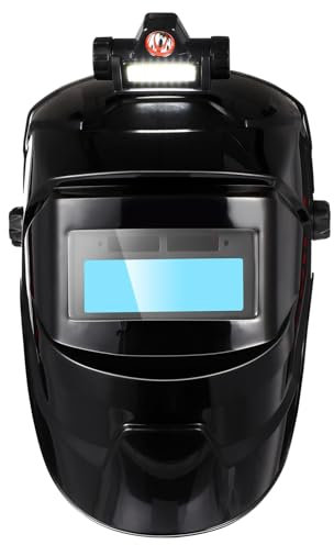 VINTORKY Casque De Soudage avec Écran Facial Masque De Sécurité Réglable pour Soudeur Cagoule Pratique pour Opérations De Soudure