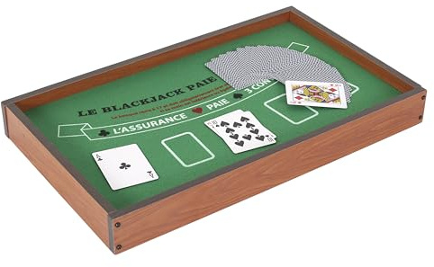 MISTER GADGET, MG3490, Porta Il Casinò a casa Tua con Questo Gioco da Casinò 2 in 1! Bluff, strategia e risate garantite tra Amici e in Famiglia con Questo Gioco di Blackjack e Roulette.
