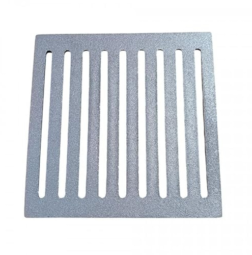 Griglia in ghisa caduta cenere e aereazione per camini, stufe a legna e focolari 20x20X1 CM - RIF 0036