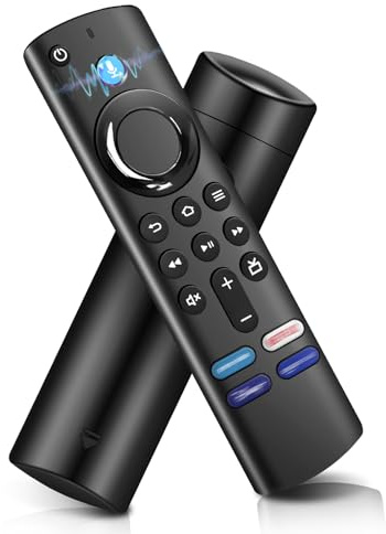 Telecomando Vocale Sostitutivo 3rd Gen per AMZ Smart TV Stic-k(2nd Gen & 3rd Gen)/Lite,4K,4K Max,Per AMZ Smart TV Cube (2nd Gen & 3rd Gen) TVs