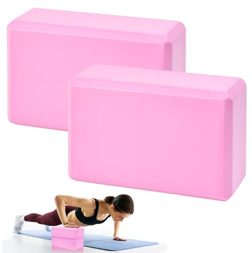Xygobla Yoga Blocks 2pcs High-Density Foam Bricks