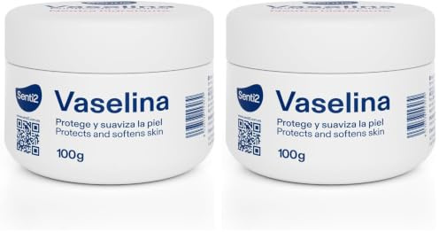 Senti2 Vaselina Purificada Tarro - 100g (Paquete de 2)