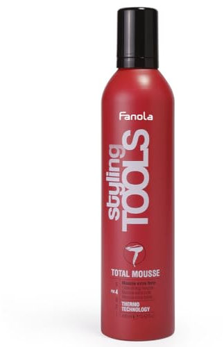 Fanola, Styling Tools Total Mousse Extra strong mousse, white, 400 ml, Aloe Vera