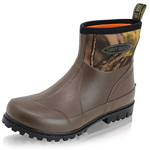 Dirt Boot Unisex Adults Neoprene Wellington Garden Wellies Stable Yard Ankle Mucker Boots