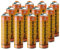 Kemper - Cartouches gaz 330g Pack de 12 Bouteilles Butane Propane 600ml Bonbonne gaz Universelle Valve 7/16