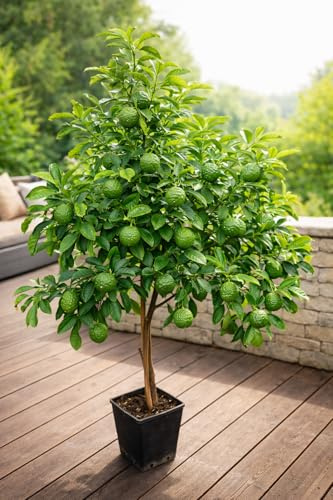 Blumen-Senf -lime 140-180 cm Citrus Hystrix Lime Kaffer-lime Papeda Combava