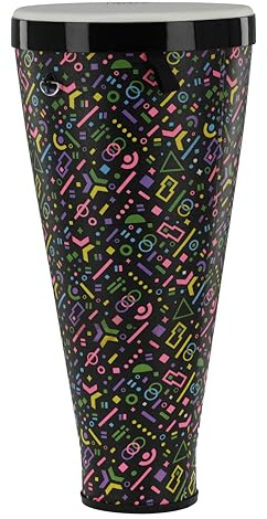GEWA Liberty Timbau Stackable Drums - Durchmesser: 12 (30,5 cm) - Höhe 23,5 (60 cm) - Muster: Crazy Neon
