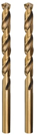 Misuyue M35 Cobalt HSS Twist Drilling Bits, 2pcs Metal Drill Bit 6.8mm/0.267, Carbide Drill Bits for Stainless Copper Wood Plastic Aluminum and other Hard Materials