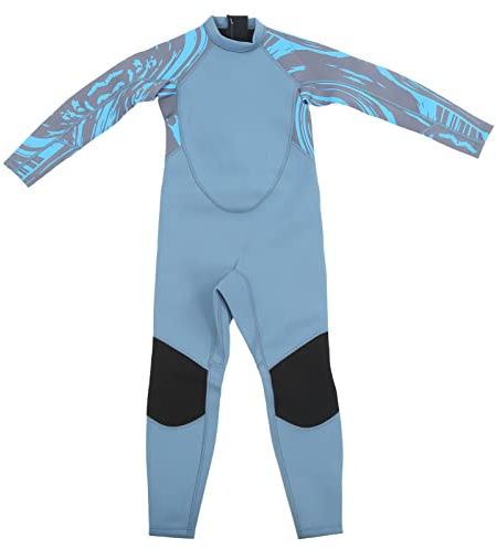 Maillot de Bain Une pièce en néoprène pour Enfants, Combinaison de plongée Confortable pour Le Surf, la plongée en apnée, Le Kayak, activités Aquatiques pour Enfants (L)