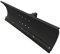 Schneepflug Schneeschild Universal 5 Fach verstellbar für Einachsermaschinen oder Rasentraktoren 125 x 40 cm Schwarz